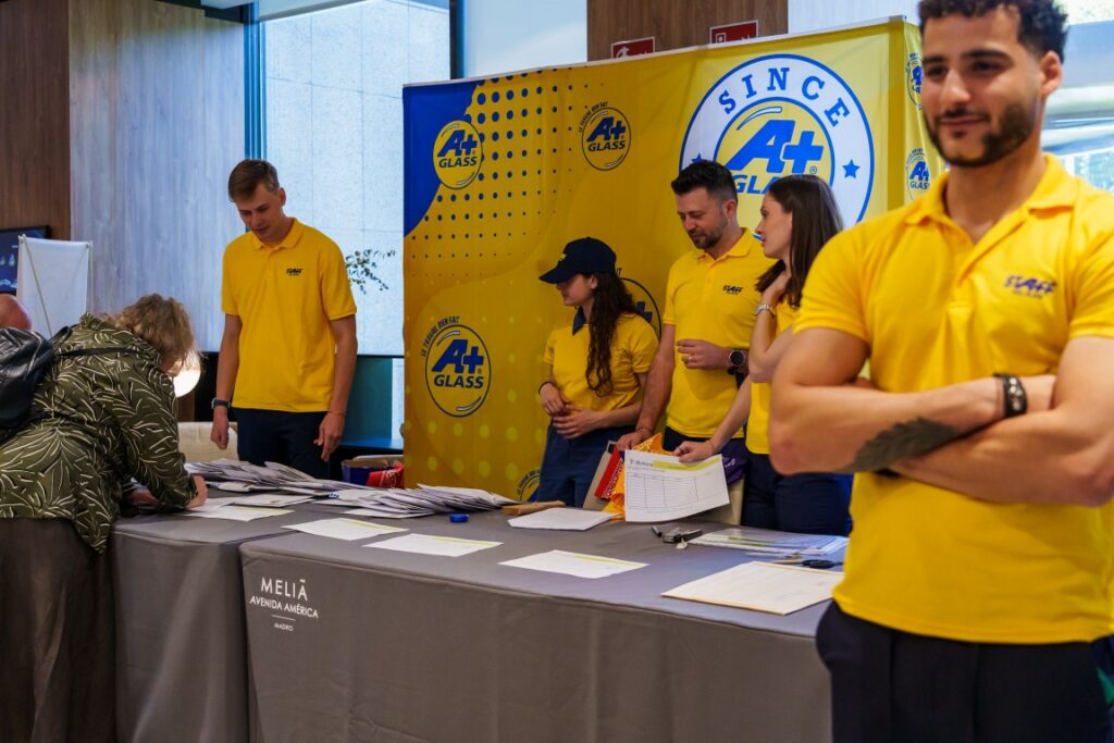 Stand dans un salon professionnel