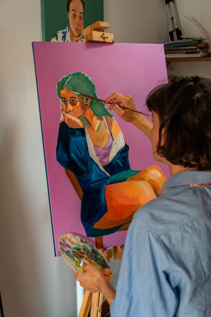 Portrait d'une artiste peintre