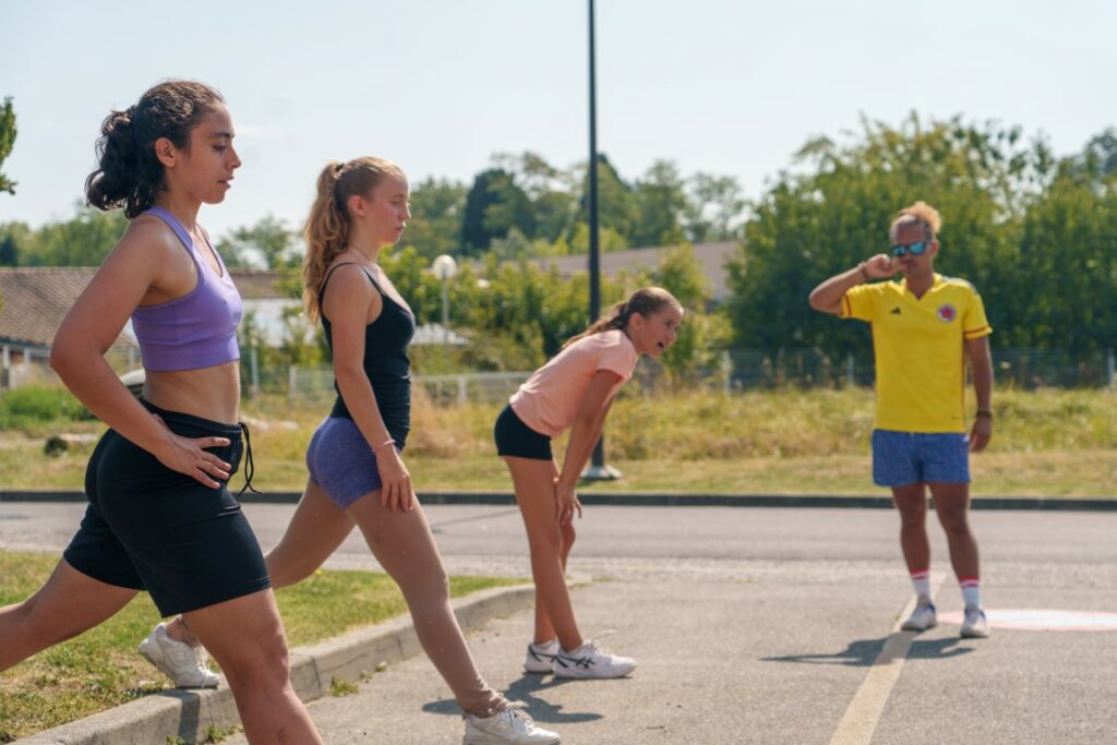 Shooting cours de sport